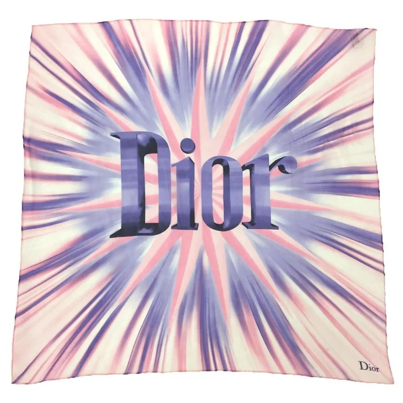 Christian Dior pink  Silk Scarf (Pre-Owned)