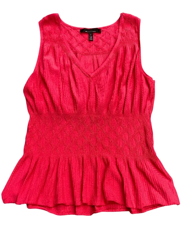 Top Sleeveless By White House Black Market In Pink, Size: L