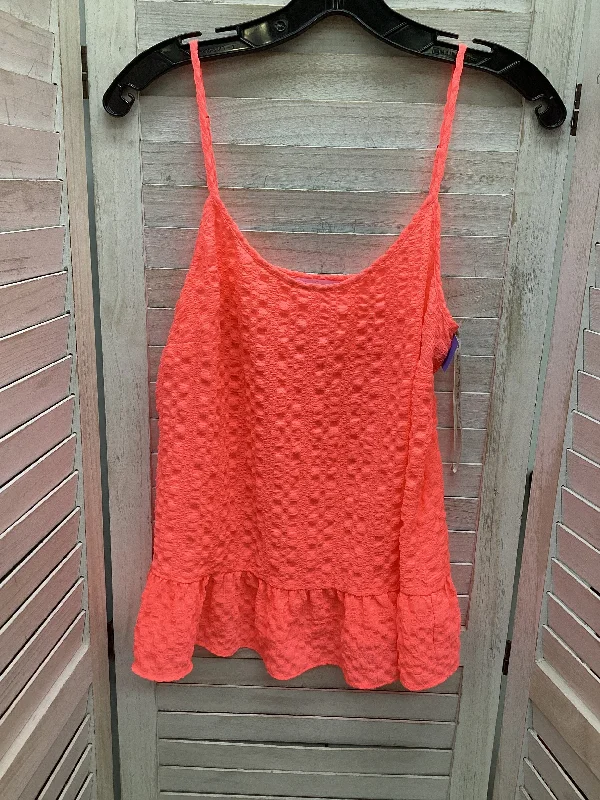 Top Sleeveless By Lilly Pulitzer In Orange, Size: S