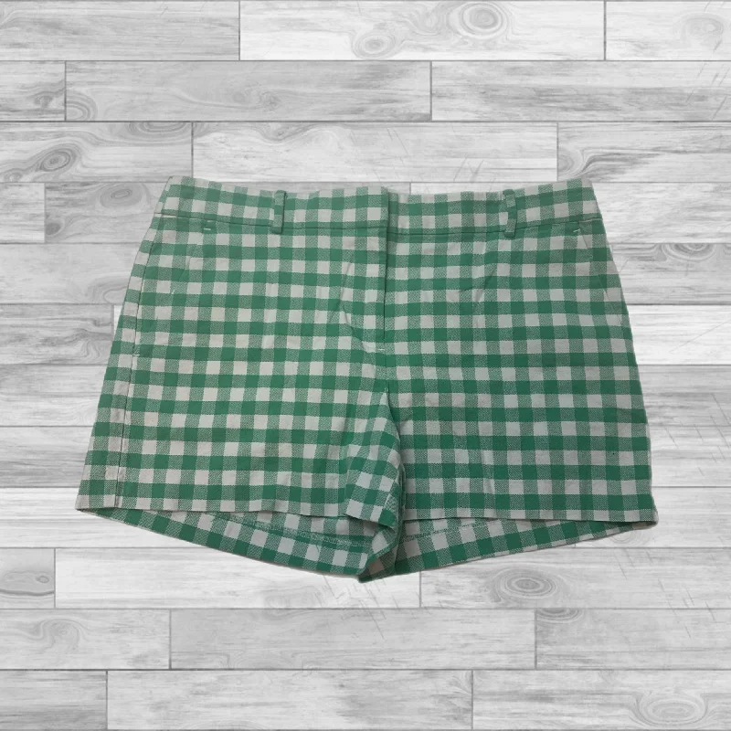 Shorts By Loft In Green & White, Size: 10