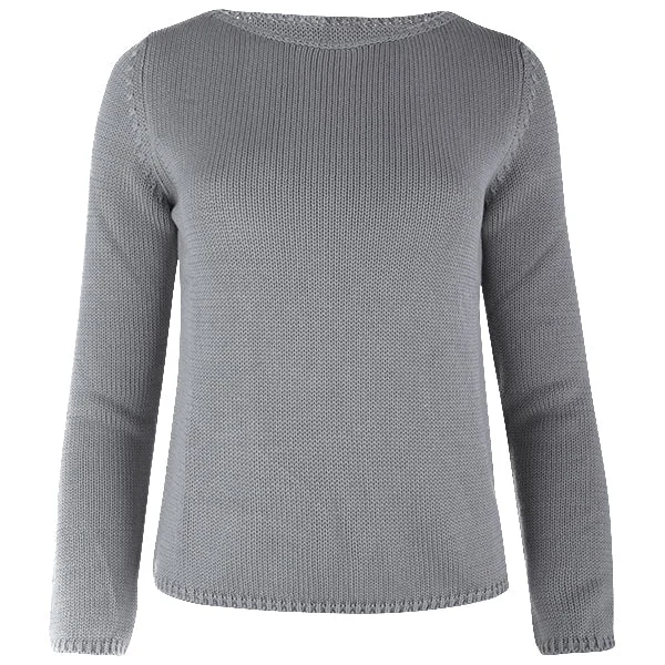 Long Sleeve Pullover in Dark Grey