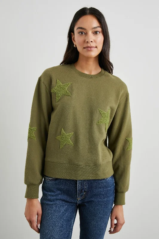 SONIA SWEATSHIRT - OLIVE