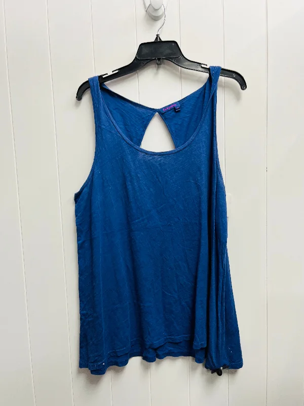 Top Sleeveless Basic By Fresh Produce In Blue, Size: Xxl