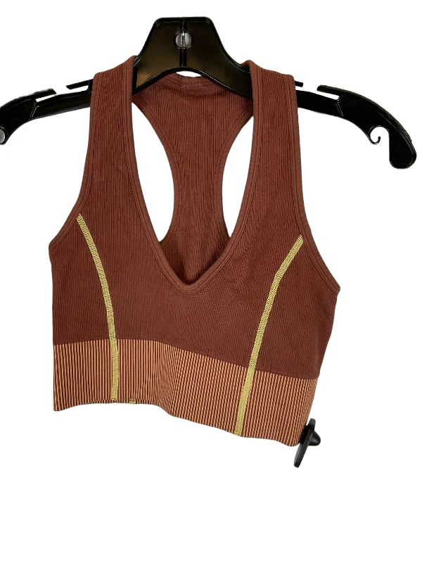 Athletic Bra By Fabletics In Brown, Size: S