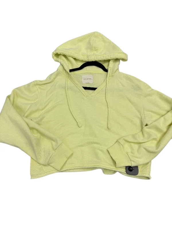 Sweatshirt Hoodie By American Eagle In Yellow, Size: M