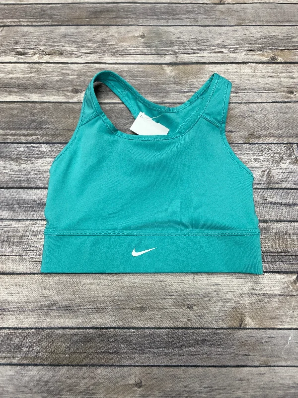 Athletic Bra By Nike In Green, Size: M