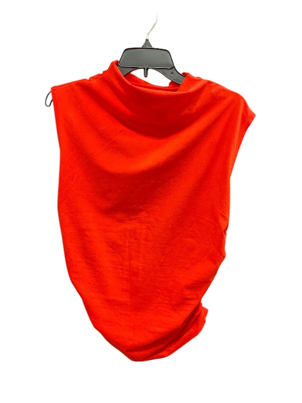 Top Sleeveless By Maeve In Red, Size: L