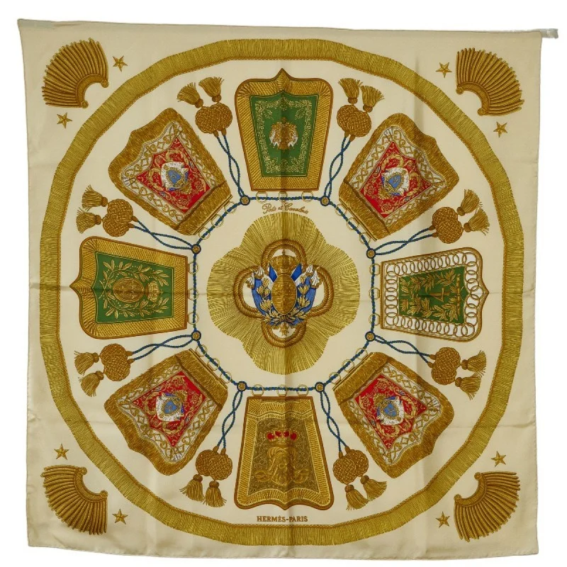 Hermes ivory  Silk Scarf (Pre-Owned)