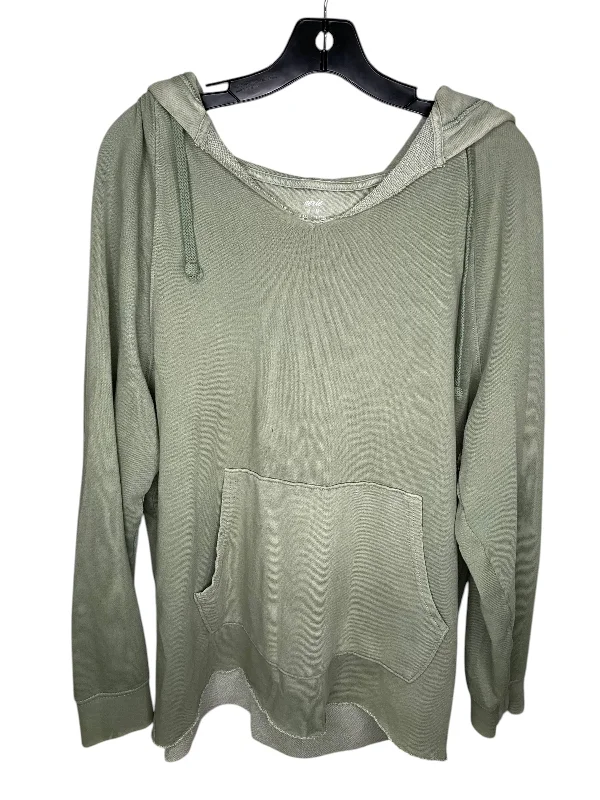 Sweatshirt Hoodie By Aerie In Green, Size: M