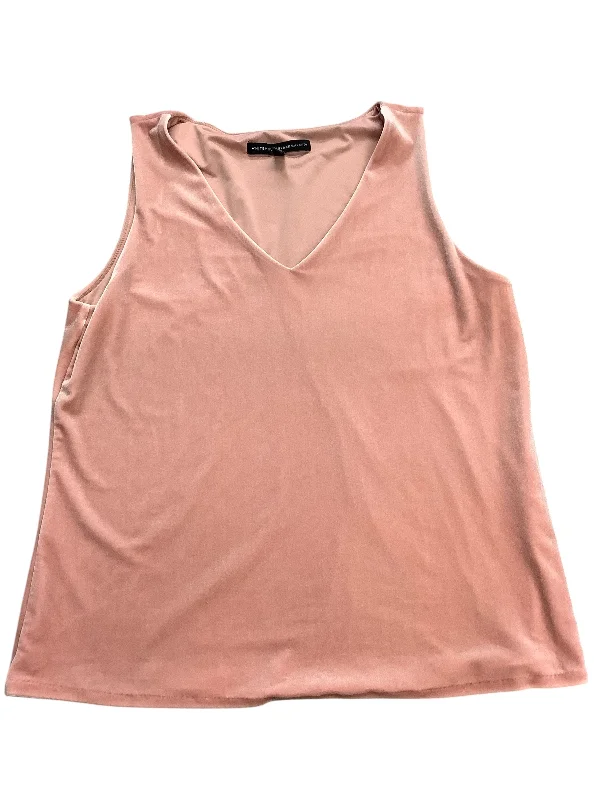 Top Sleeveless By White House Black Market In Pink, Size: L