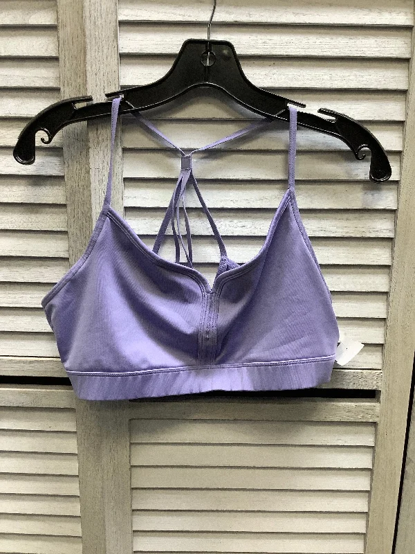 Athletic Bra By Champion In Purple, Size: Xl