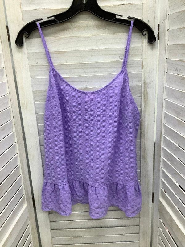 Top Sleeveless By Lilly Pulitzer In Purple, Size: S