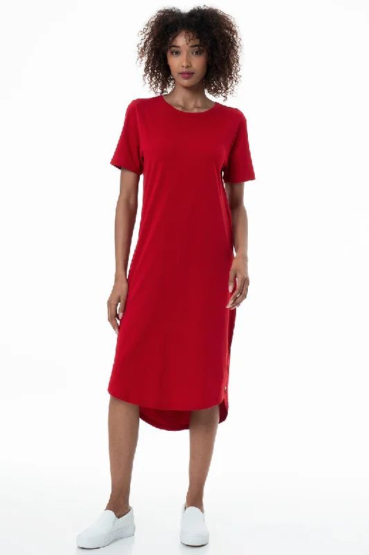 T-Shirt Dress _ 153677 _ Red