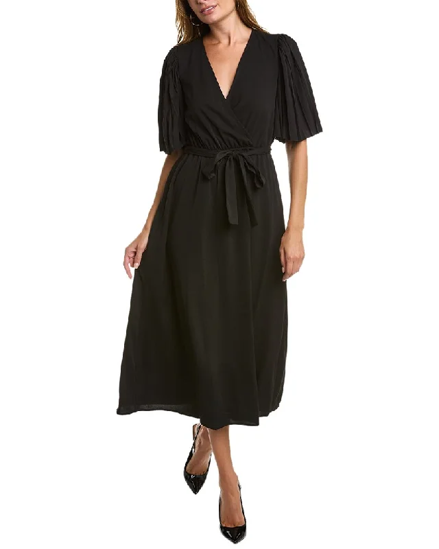 Anne Klein Surplice Midi Dress