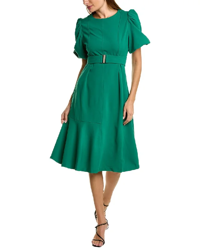 Gracia Bell Sleeve Midi Dress