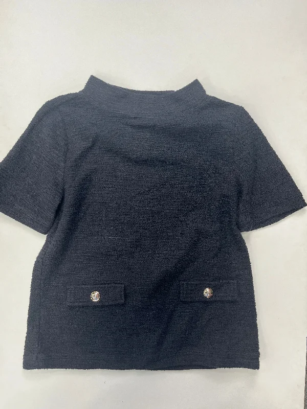 Black Top Short Sleeve Ann Taylor, Size Xs