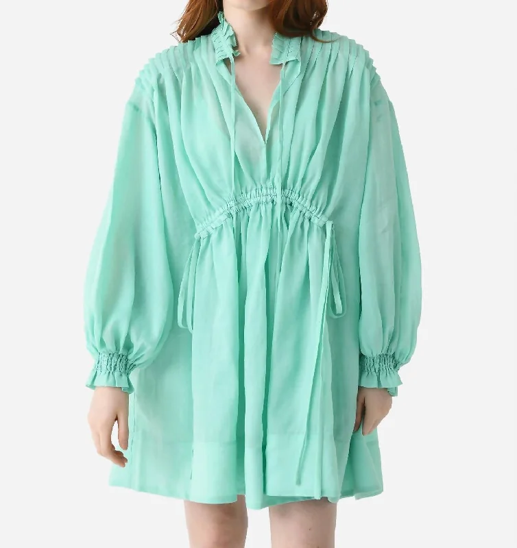 Hana Mini Dress In Mint