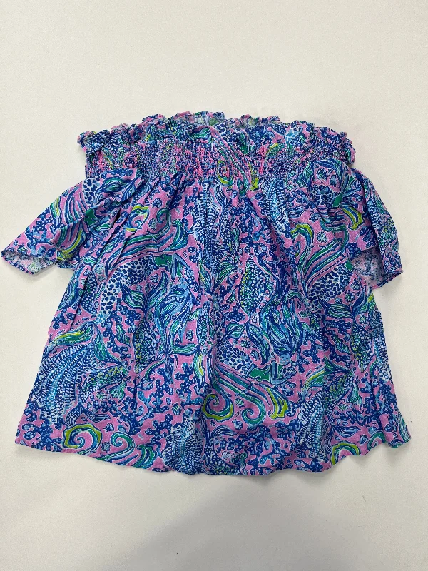 Multi-colored Top Short Sleeve Lilly Pulitzer NWT, Size Xs