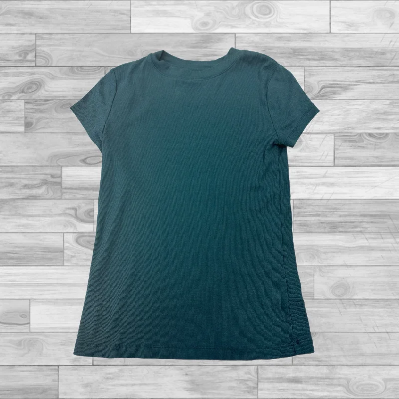 Teal Top Short Sleeve Basic A New Day, Size S