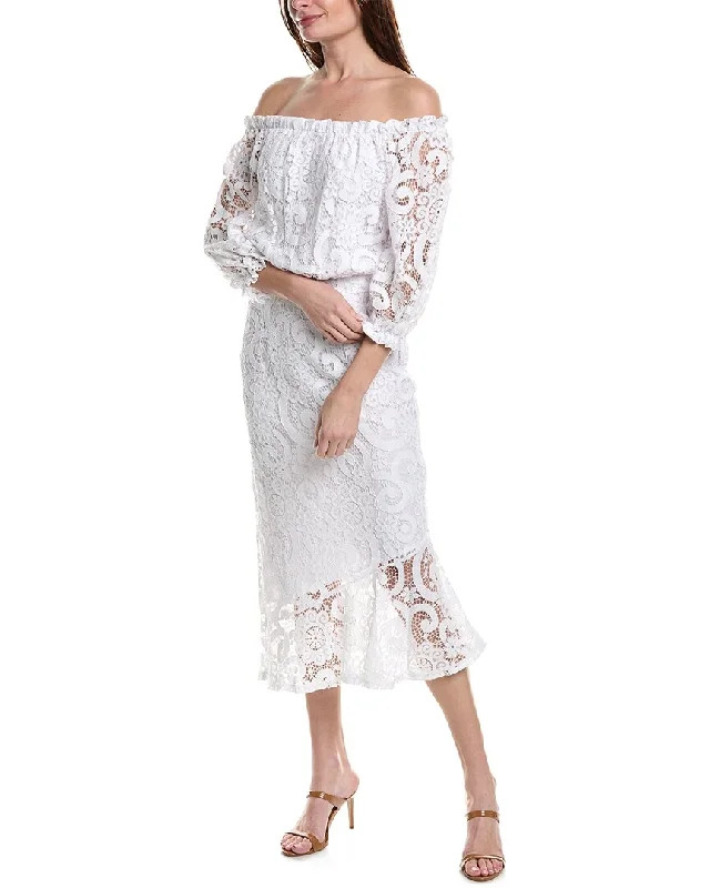 Nanette Nanette Lepore Valentina Re-Embroidered Maxi Dress