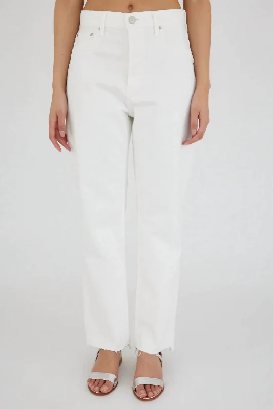 Amherst Wide Straight Jeans In White