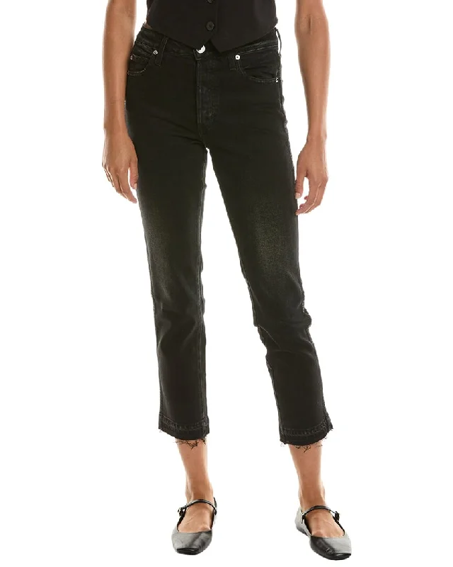 AMO Babe High-Rise Black Magic Slim Straight Jean