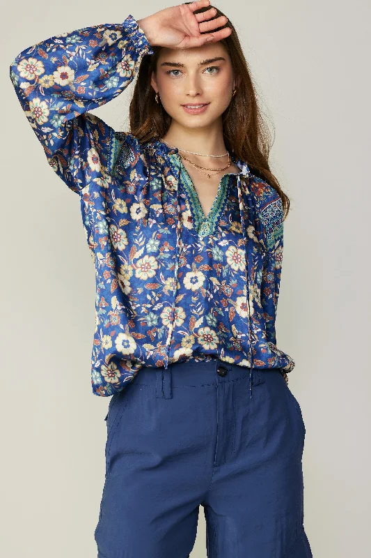 NAVY FLORAL MLT