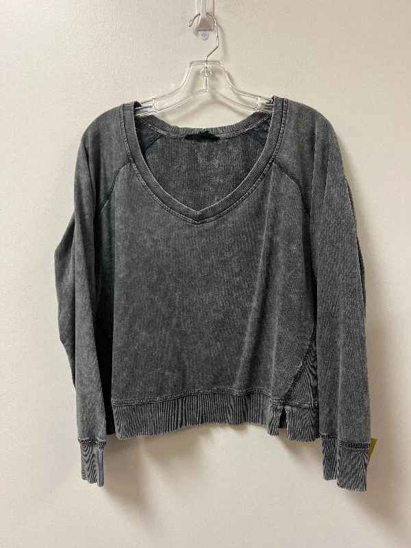 Top Long Sleeve By Jane And Delancey In Grey, Size: L