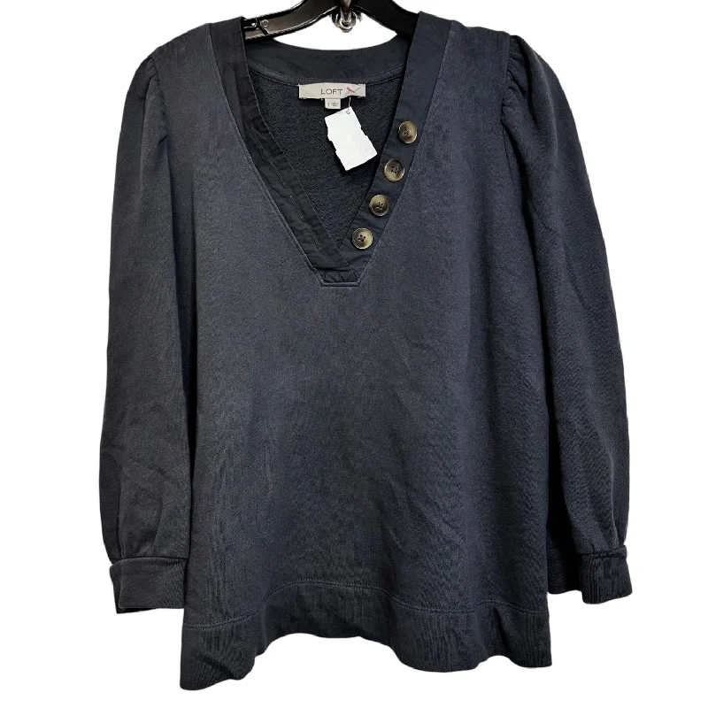 Top Long Sleeve By Loft In Blue, Size: S