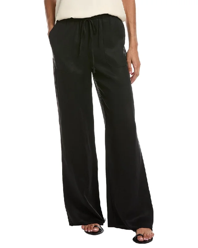 CHRLDR Willa Elastic Waistband Flowy Pant