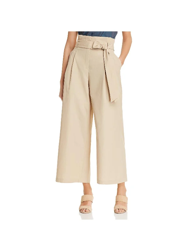 Morris Womens Pleated Office Wear Paperbag Pants