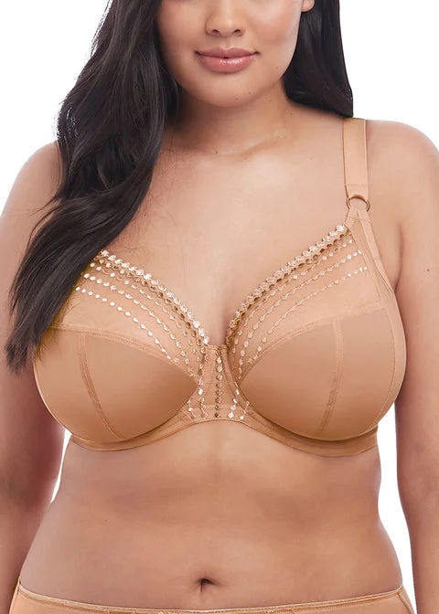 Elomi Matilda Plunge Underwire with J-Hook #8900 CAFE AU LAIT