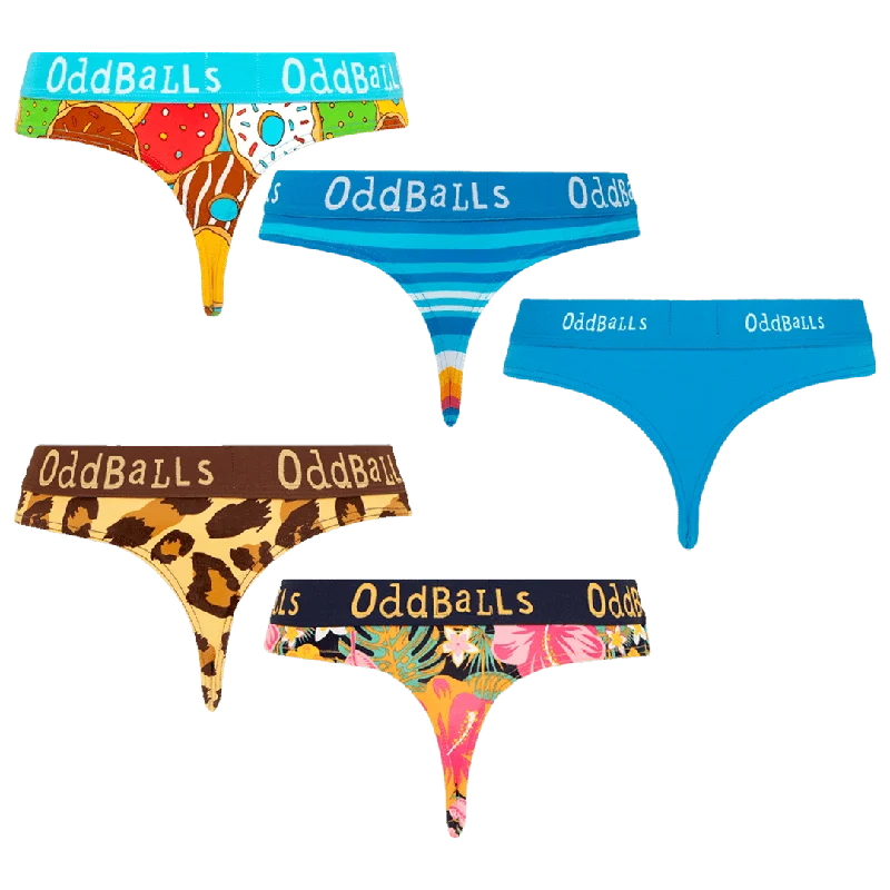 Frosted Bundle - Ladies Thong 5 Pack Bundle