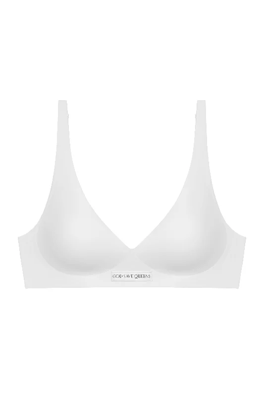 Second Skin Push Up Bralette Off White