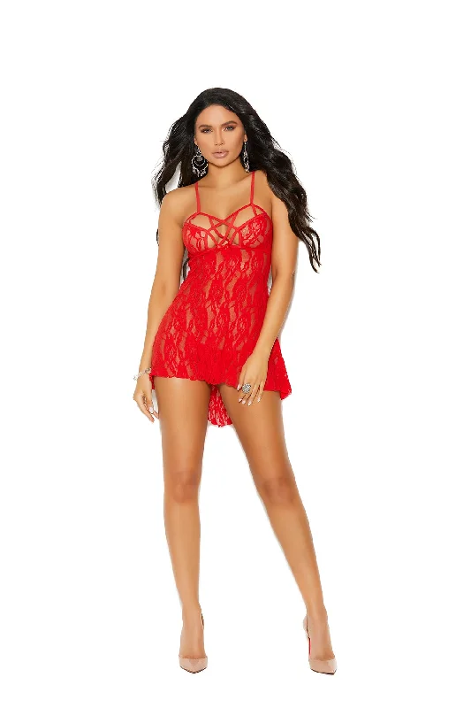 High Low Babydoll Set