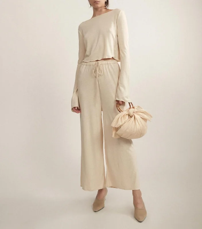 Ora Lounge Pant In Natural