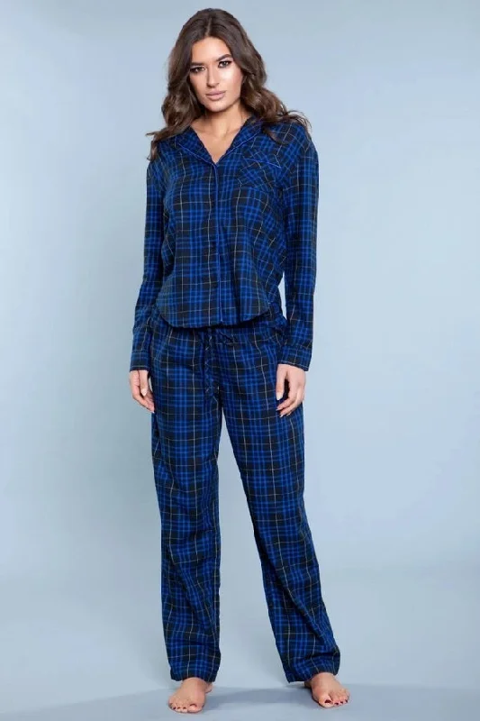 Navy Plaid